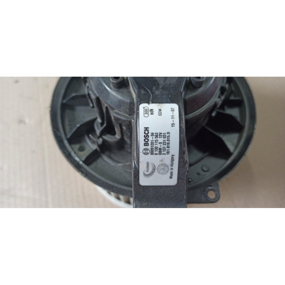 Купити Вентелятор пічки (Skoda Citigo, Volkswagen UP, Volkswagen E-UP) 1S1 819 015 D / 0 130 115 563 / 3 137 231 031 в Шепетівка на bibibka.com 2