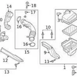 Патрубок воздуховоду Ford Edge/Lincoln Nautilus K2GZ-9B659-A