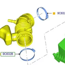 Воздуховод Ford edge/Lincoln F2GZ9B659C